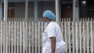 Personal sanitario en un hospital en Goma, República Democrática del Congo.