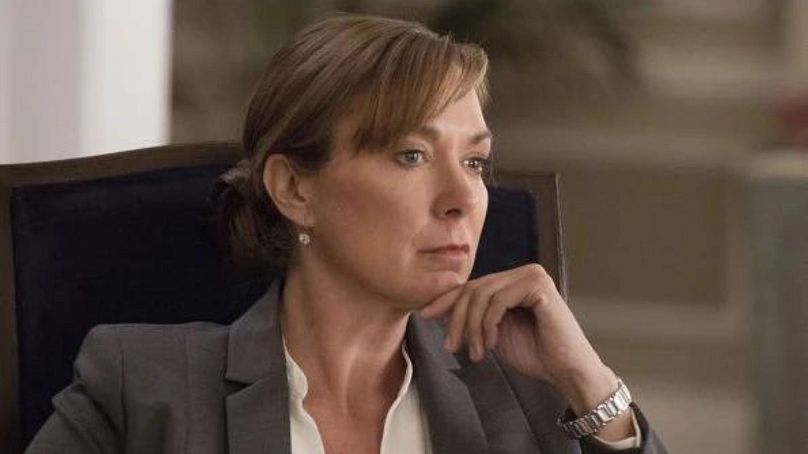 La presidenta Elizabeth Keane (interpretada por Elizabeth Marvel) en 'Homeland' (2017)