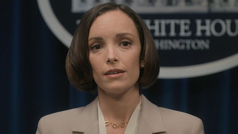 La presidenta Ellen Waverly Wilson (interpretada por Jodi Balfour) en 'For All Mankind' (2019).