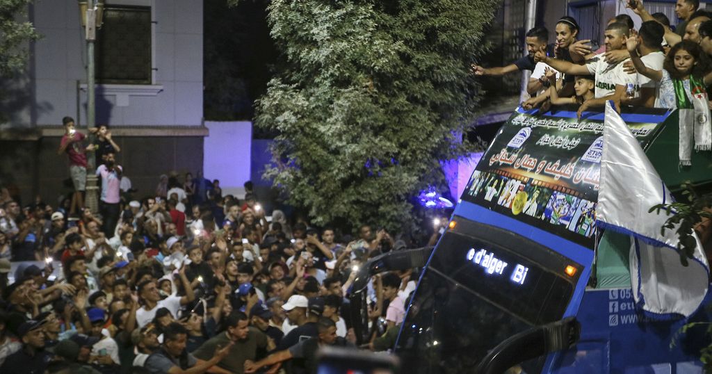 Algerian boxer Imane Khelif, gold medalist at Paris Olympics, receives warm welcome in home town