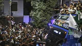 Algerian boxer Imane Khelif, gold medalist at Paris Olympics, receives warm welcome in home town