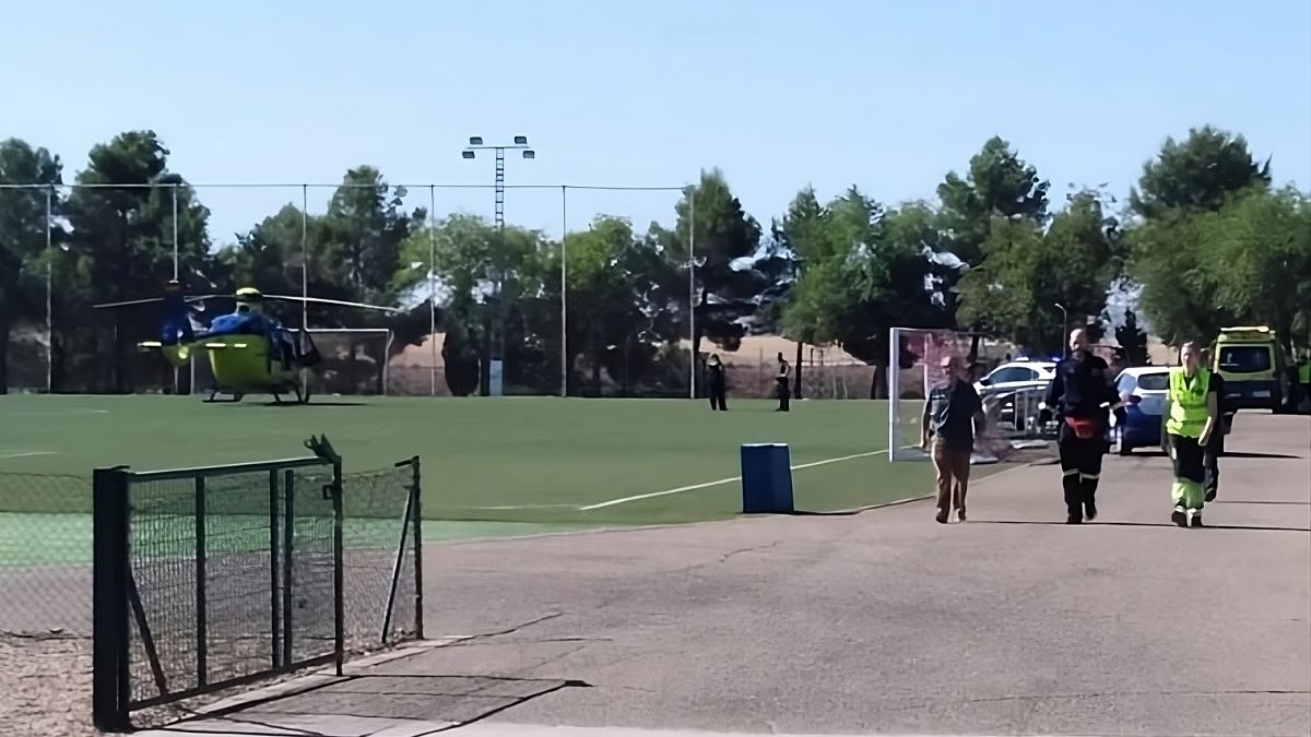 Le terrain de foot où s'est déroulée la tragédie