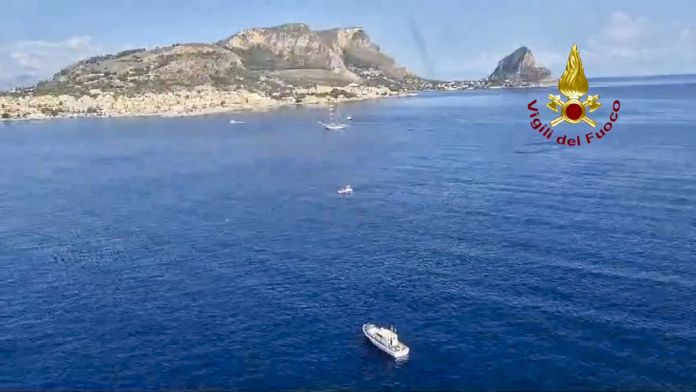 One dead, six missing after luxury superyacht sailboat sinks in storm off Sicily