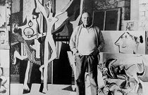 İspanyol sanatçı Pablo Picasso.