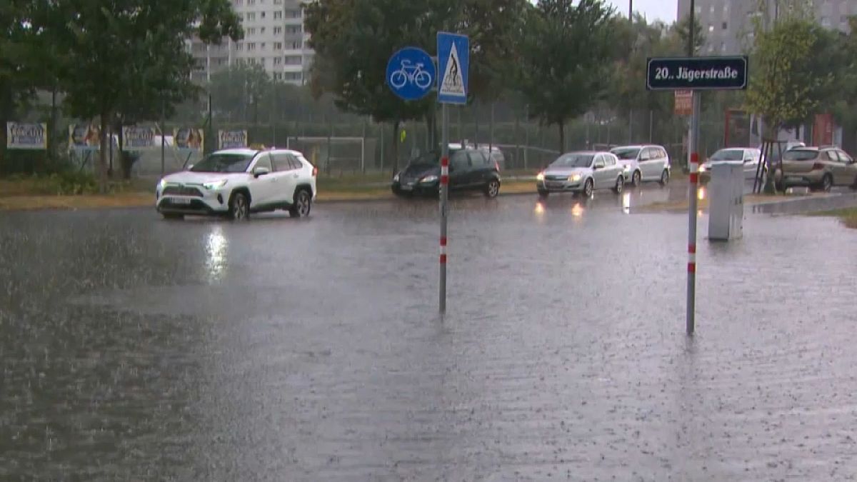 Überflutungen in Wien