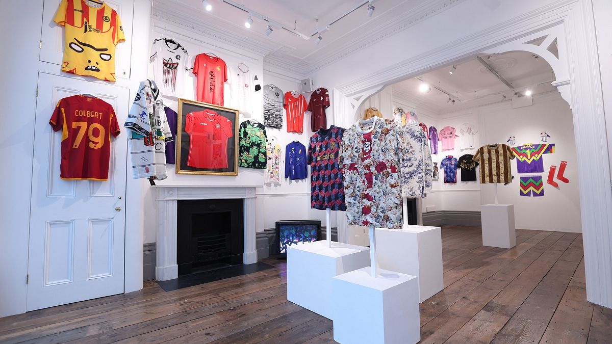 Tottenham Hotspur Stadium hosts exhibition celebrating a century of beautiful football shirts