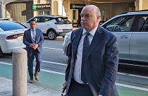 Lynch arrives in federal court in San Francisco during his trial