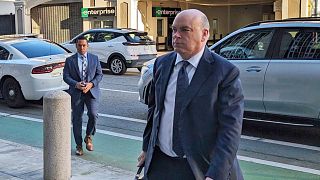 Lynch arrives in federal court in San Francisco during his trial