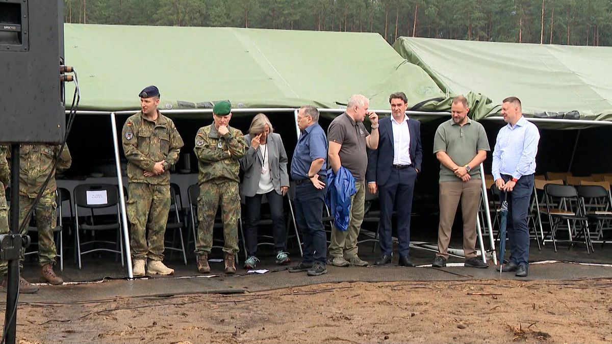 Lituânia constrói base militar para solados alemães