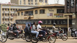 Motorcycles providing employment and traffic chaos in Kampala