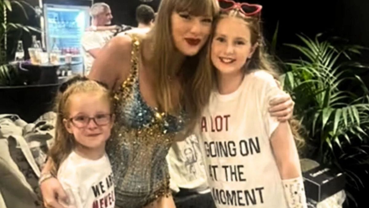 Taylor Swift con Hope e Autumn Foster