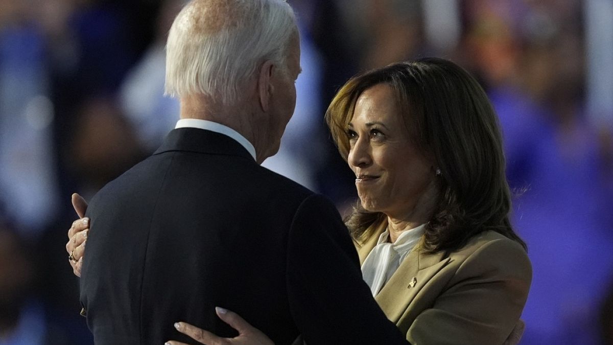 Biden és Harris a demokraták chicagói konvencióján