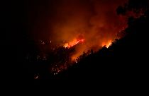 O incêndio na Madeira começou na quarta-feira. 