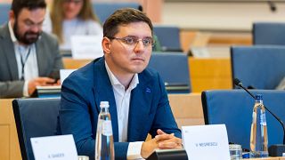 Victor Negrescu at the European Parliament in June