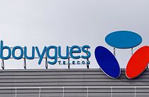 The logo of French telecom company Bouygues Telecom is pictured in Velisy, outside Paris, France. Dec. 18, 2017. 