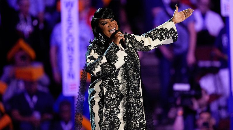 Patti LaBelle performs during the Democratic National Convention