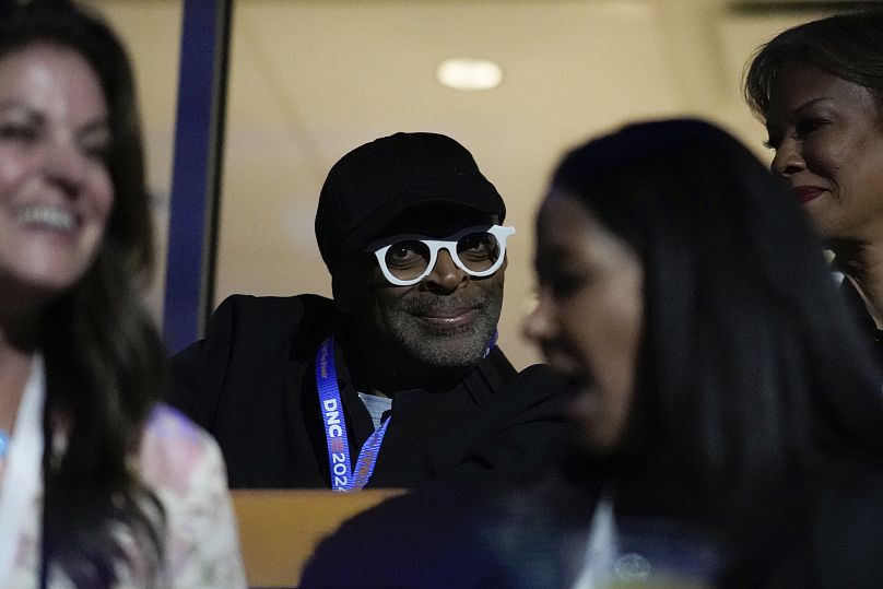 Filmmaker Spike Lee attends the Democratic National Convention