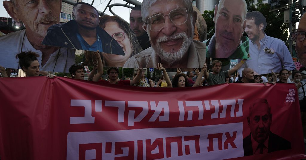 Israel: Relatives of hostages demand ceasefire deal, lament deaths in captivity