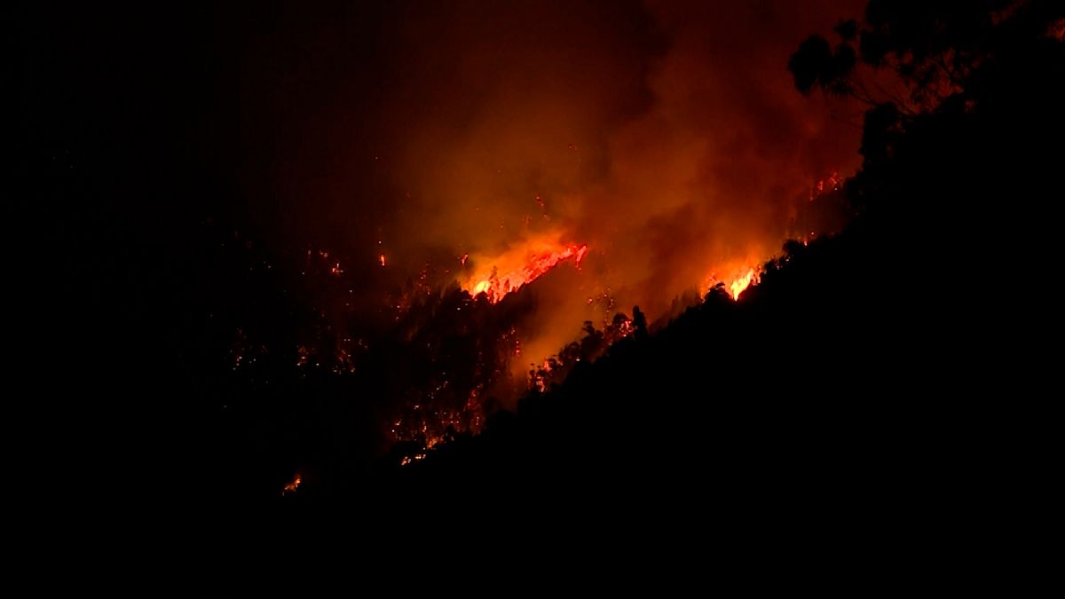 Incêndio na ilha da Madeira, Portugal