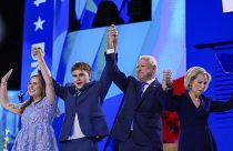 Tim Walz mit Familie