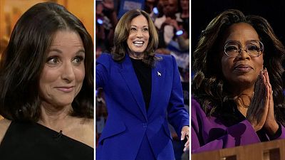 Oprah endorses Kamala Harris while Julia Louis-Dreyfus says Harris is nothing like her Veep character 