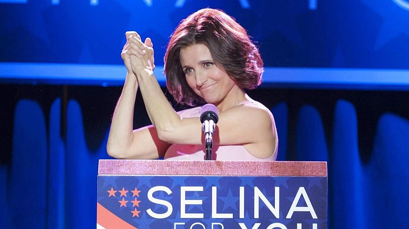 Julia Louis-Dreyfus enquanto Selina Meyer na série Veep