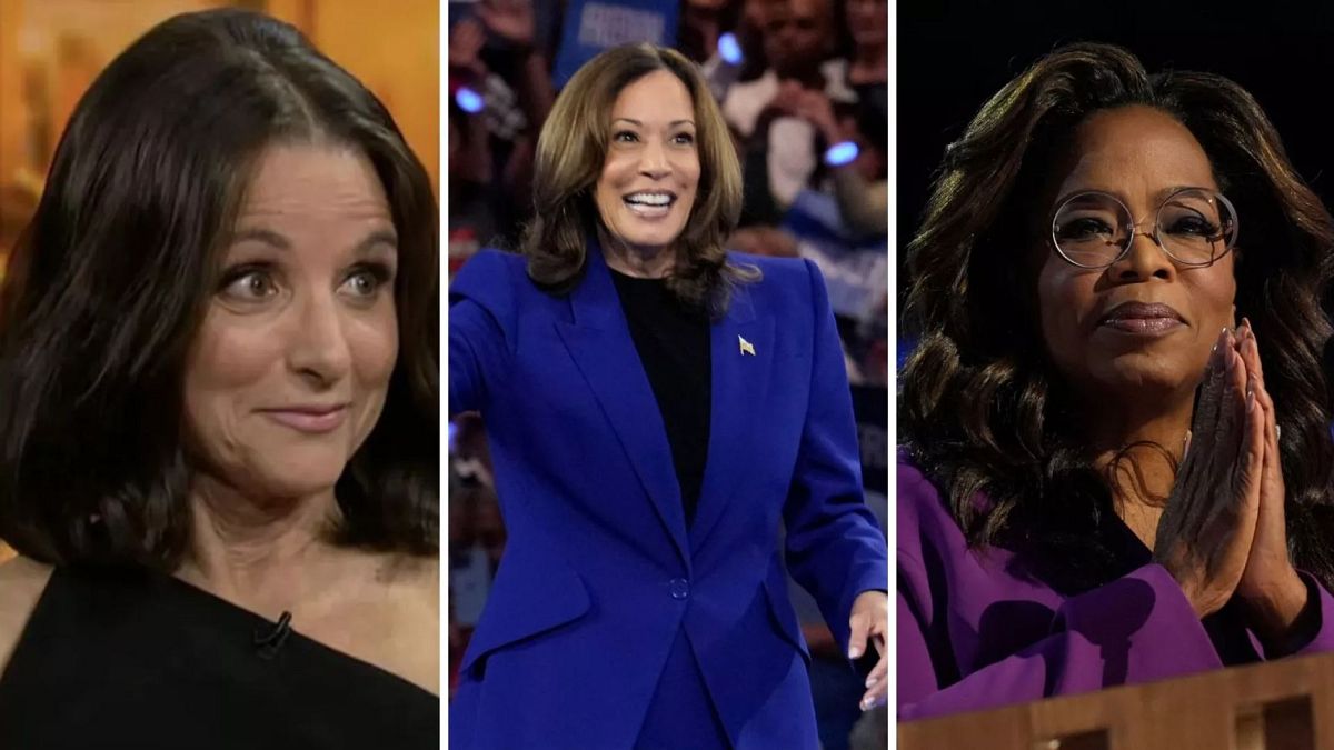 Julia Louis-Dreyfus, Kamala Harris e Oprah Winfrey