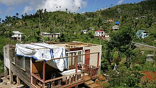 Damage from a hurricane in 2005 on Grenada has still not been repaired. 