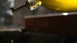 A bottle of olive oil