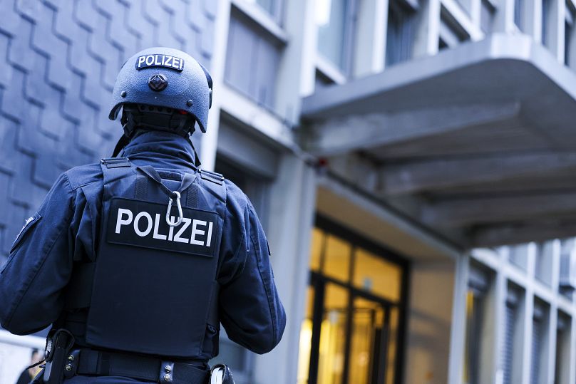 A special police task force (SEK) carries out an operation at a refugee shelter which police say is connected to Friday’s knife attacks in Solingen, August 24, 2024