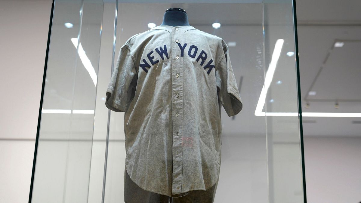 Babe Ruth's 'called shot' jersey becomes most expensive sports collectible ever sold at €21.5m