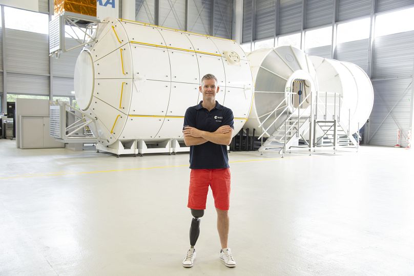 John McFall at the European Astronaut Centre (EAC).