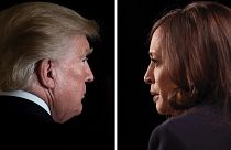 Democratic presidential nominee Vice President Kamala Harris and Republican presidential nominee former President Donald Trump