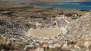 Lugares históricos, como los de la isla de Delos, ya están sufriendo las consecuencias del cambio climático.