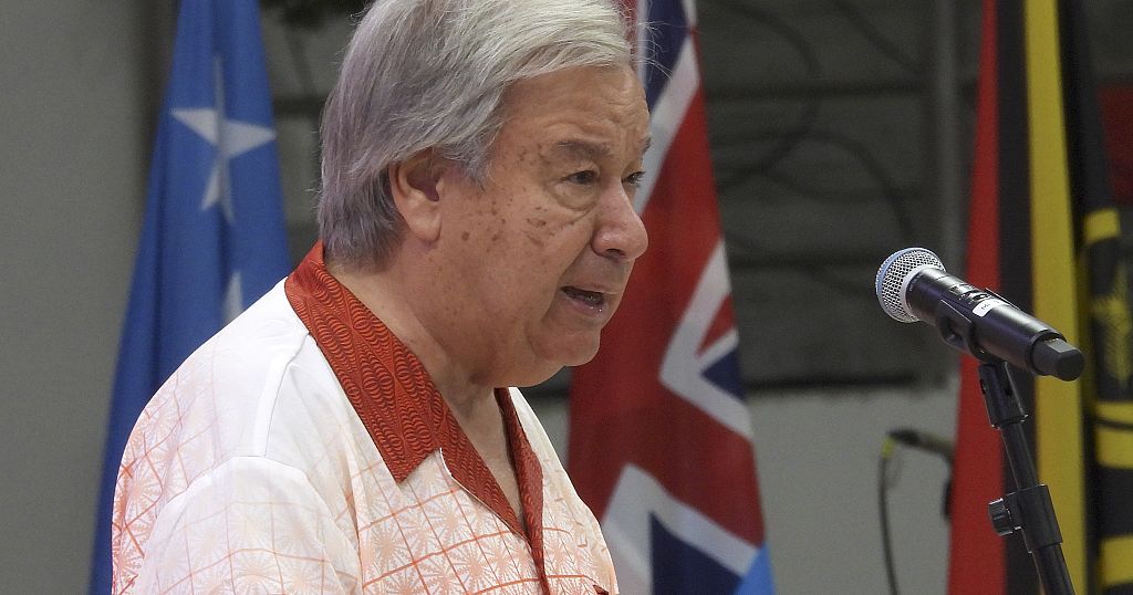 Guterres warns of catastrophic rising seas in the Pacific island nations Guterres warns of catastrophic rising seas in the Pacific island nations