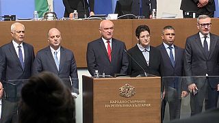 Bulgaria's new caretaker government is sworn in.