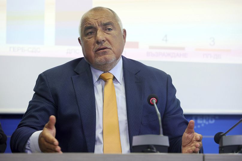 Former Prime Minister Boyko Borissov is leader of the centre-right GERB party.