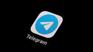 Telegram logosu.