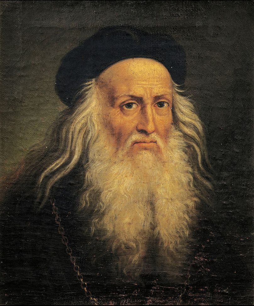 Portrait of Leonardo da Vinci by Lattanzio Querena