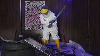 Nigerians find new way to cope with stress as rage rooms become popular