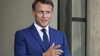 Fransa Cumhurbaşkanı Emmanuel Macron, Elysee Sarayı, Paris, 27 Ağustos 2024.