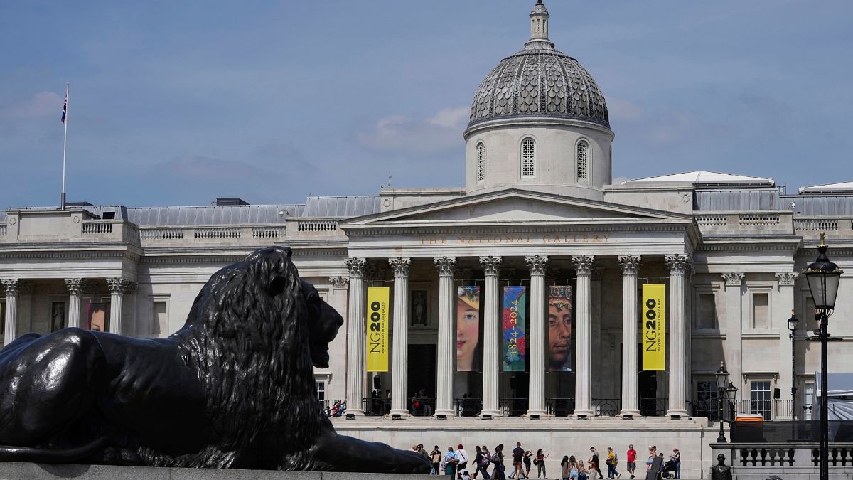 National Gallery in London, Friday, May 10, 2024. Founded by Parliament in 1824