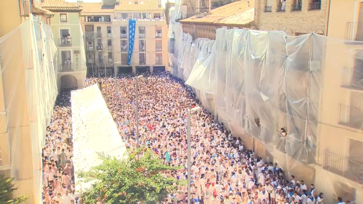 Die Tomatina 2024: Wieder haben Tausende an der Essensschlacht teilgenommen.