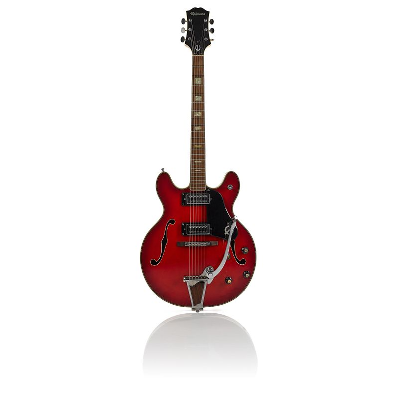 Impassioned Oasis fans will be vying for the Epiphone Les Paul standard electric guitar. 