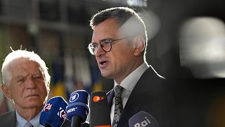 Dmytro Kuleba participó en una reunión de Ministros de Asuntos Exteriores de la UE en Bruselas.