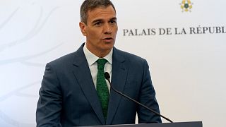 Pedro Sánchez en Senegal.