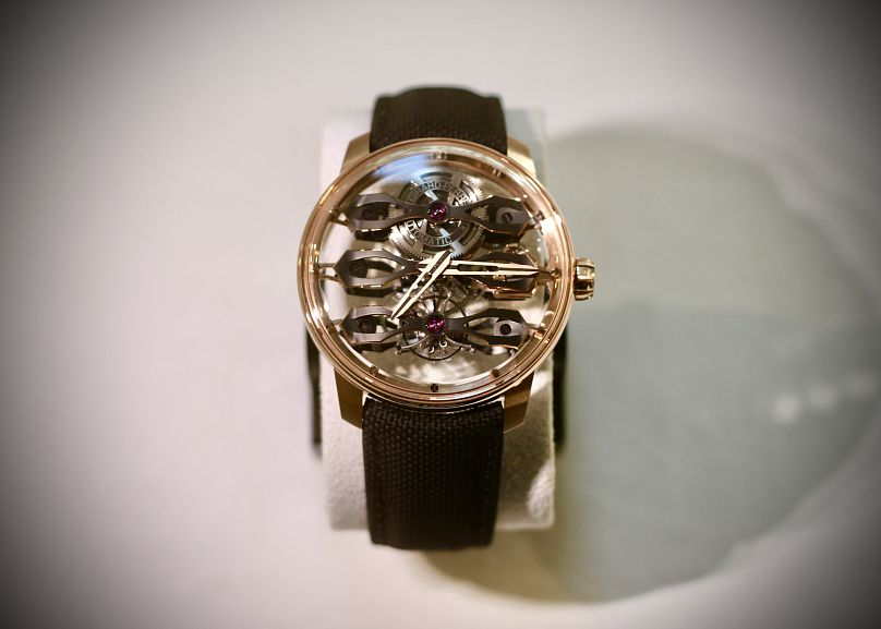 GP's Tourbillon with Three Flying Bridges, one of the most transparent complications in the world