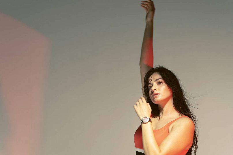 Yusra Mardini wearing an Oris watch