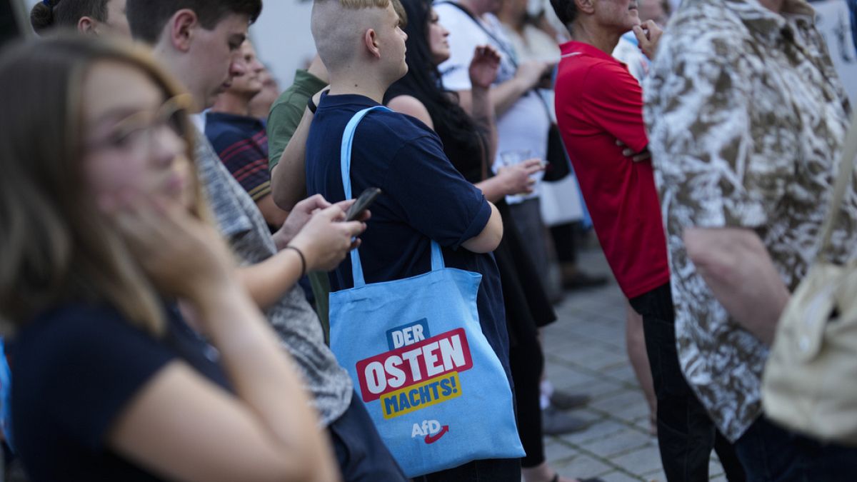 Wahlkampfveranstaltung in Suhl, 13. August 2024