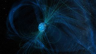 Dünya'yı saran manyetik kalkan, merkezdeki çekirdek bölgesinde üretiliyor / Görsel: NASA